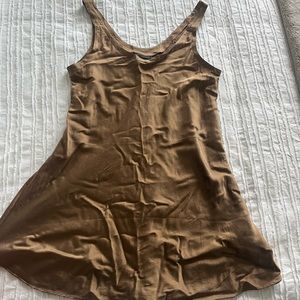 Vintage brown August Silk Slip